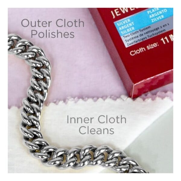 Connoisseurs UltraSoft Silver Polishing кърпа за почистване на сребърни бижута и часовници - Image 3