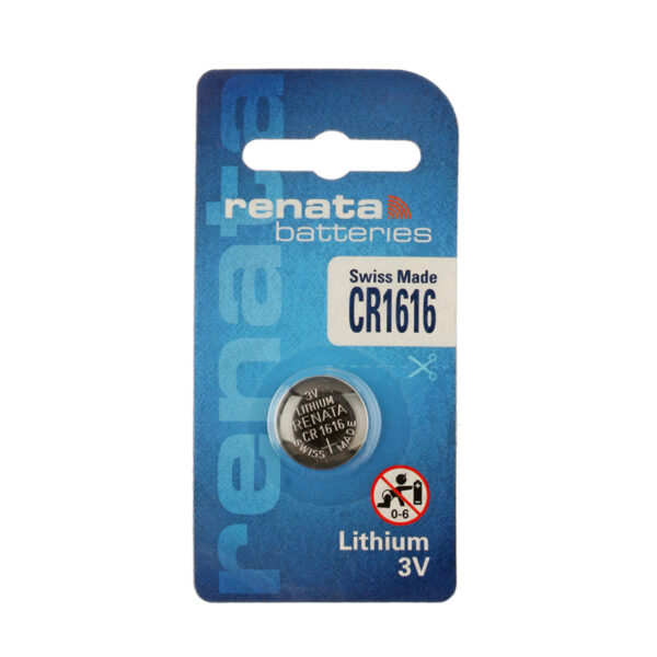 Renata CR1616 литиева батерия 3V 68mAh