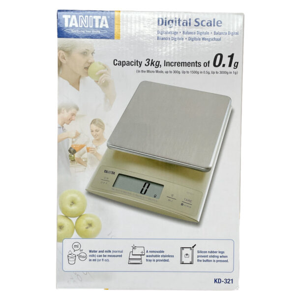 Дигитална везна Tanita KD-321 до 3000 грама (105oz) - Image 3