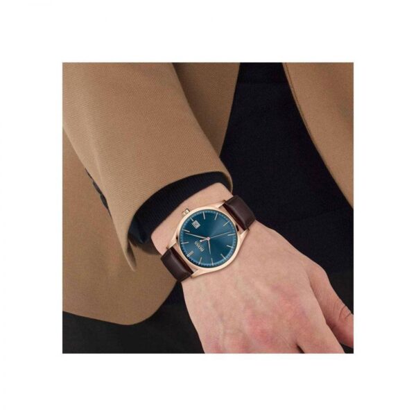 Мъжки елегантен часовник в розово злато 43 мм Hugo Boss 1513832 - Image 3
