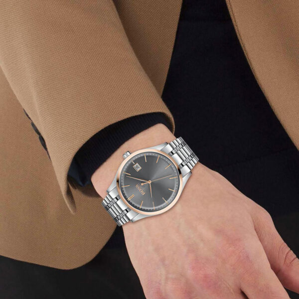 Мъжки класически часовник с дата 42 мм Hugo Boss 1513834 - Image 4