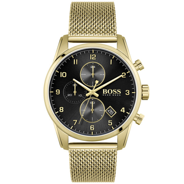 Мъжки часовник с хронограф и дата 44 мм Hugo Boss 1513838