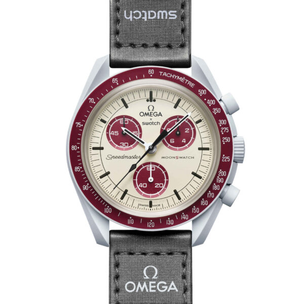 Swatch Omega Mission to Pluto мъжки часовник с хронограф, 42 мм