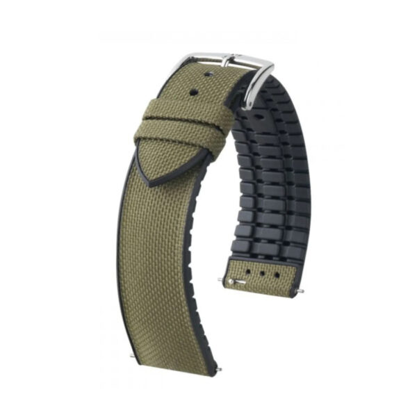Hirsch зелена каишка от серия „Arne“ L 18 мм, 0925090040-2-18
