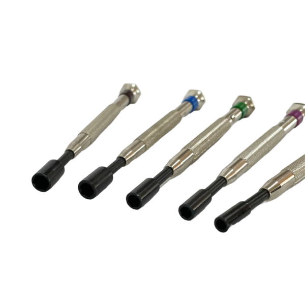 Horotec MSA 01.107-05 комплект от 5 броя специални отвертки с фиксиран женски ключ - Image 2