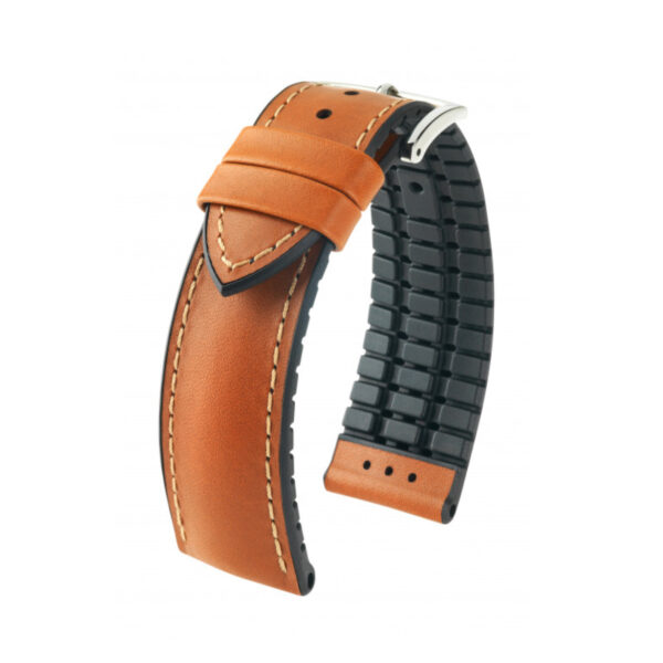 Hirsch кафява каишка от серия „James“ L 20 мм, 0925002070-2-20