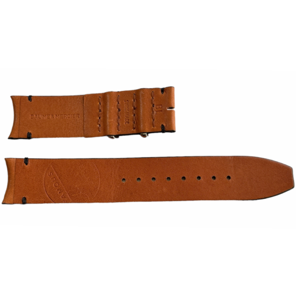 Baume Mercier Нова кафява кожена каишка 21мм - Image 2