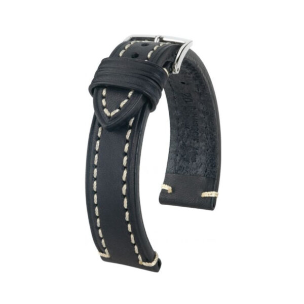 Hirsch черна каишка от серия „Liberty Artisan“ L 22 мм, 10900250-2-22