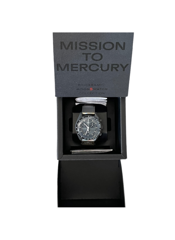Нов Swatch Mission to Mercury мъжки часовник с хронограф, 42 мм - Image 2