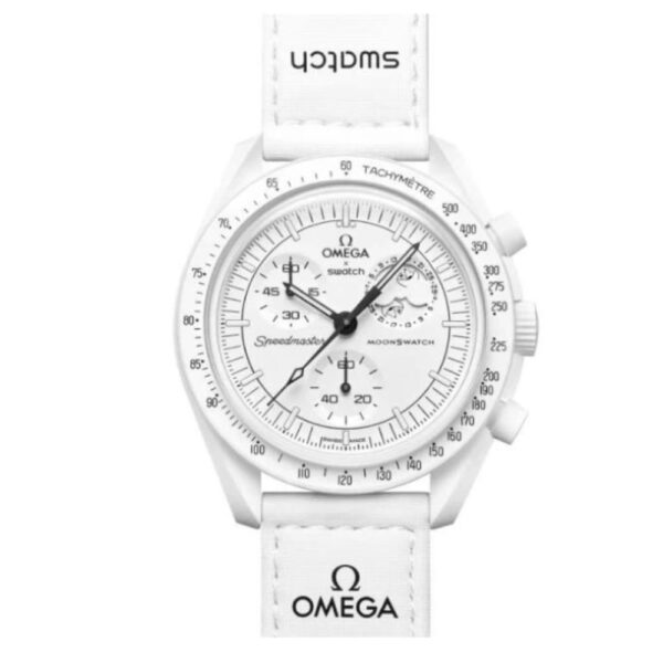Swatch Omega Snoopy Mission to the Moonphase часовник с хронограф 42 мм