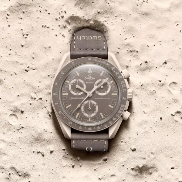 Swatch Omega Mission on the Earth - Desert часовник с хронограф, 42 мм - Image 3