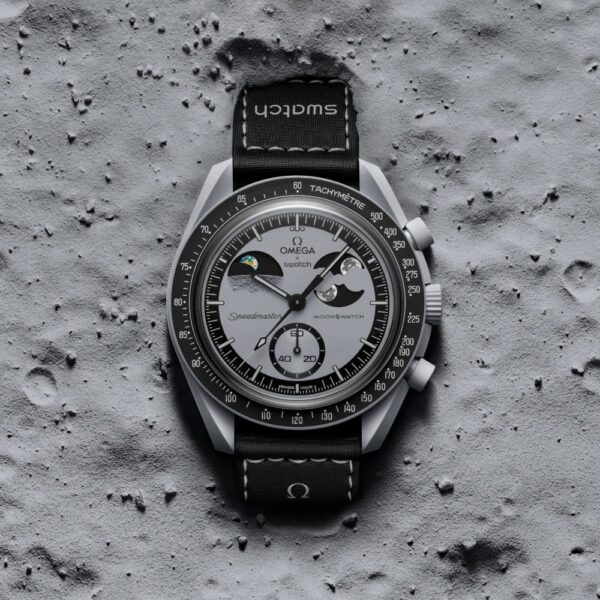 Swatch Omega Mission to EarthPhase часовник с хронограф, 42 мм, 2025 - Image 2