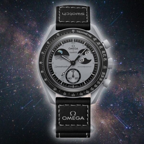 Swatch Omega Mission to EarthPhase часовник с хронограф, 42 мм, 2025 - Image 3