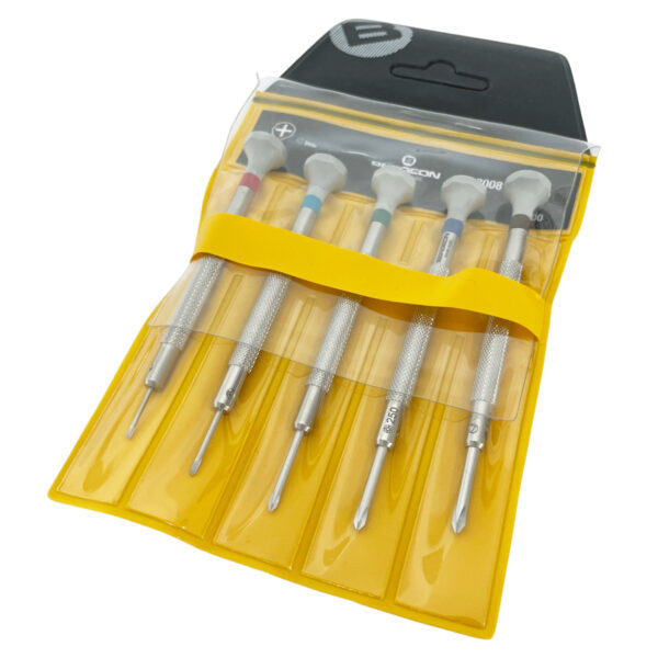Bergeon 30081-C-P05 Phillips комплект часовникарски кръстати отвертки- 5 броя - Image 2