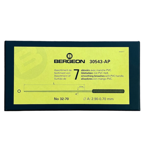 Bergeon 30543-AP комплект от 7 броя шила от Ø 3.53 - до Ø 0.69mm