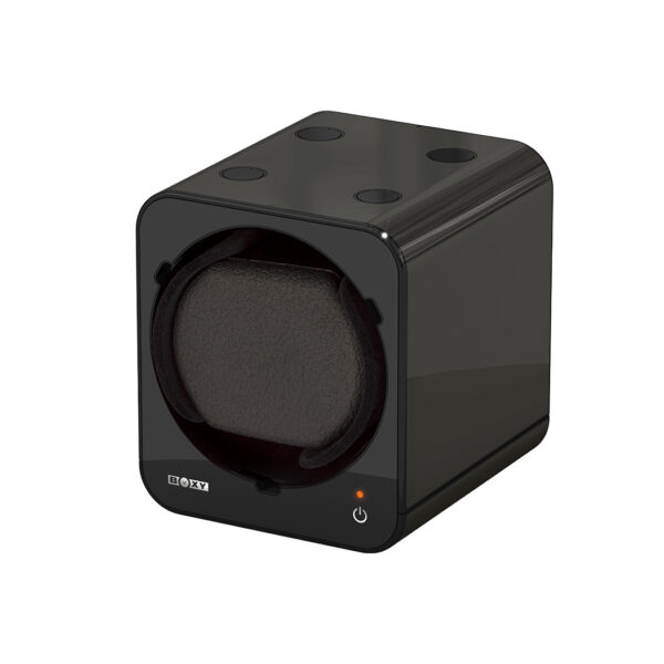 Boxy Fancy Brick черна кутия за навиване на един часовник комплект с адаптер - Image 2