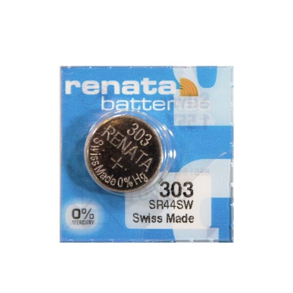 Батерия за часовник Renata 303 SR44SW със сребърен оксид, 1.55V