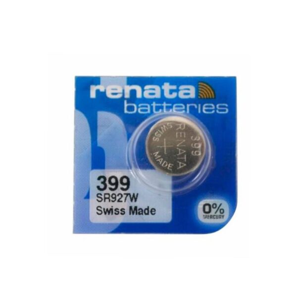 Батерия за часовник Renata 399 SR927W със сребърен оксид, 1.55V