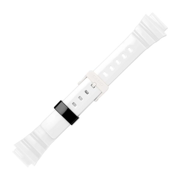 Бяла силиконова каишка за Casio 10460285 за MRW-200HC-7B