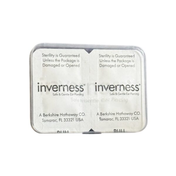 Пиърсинг обеци Inverness, 6 мм, цвете с розов емайл, 009C - Image 3