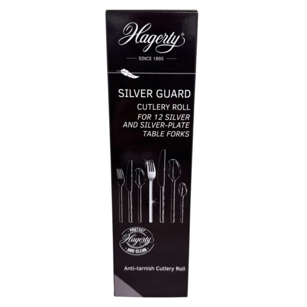 Hagerty Silver Guard Cutlery Rolls, калъф за прибори за 12 вилици за маса - Image 2