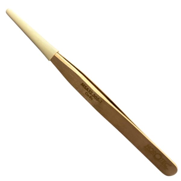 Horotec MSA12.305-1 часовникарска пинсета от мед и берилий, 120 мм - Image 4