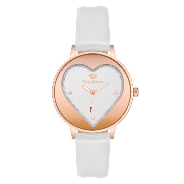 Дамски часовник Juicy Couture JC/1234RGWT с циферблат със сърце