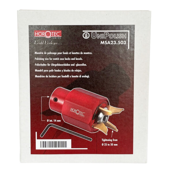 Horotec MSA23.503 инструмент за полиране на часовници 25-50 мм - Image 5