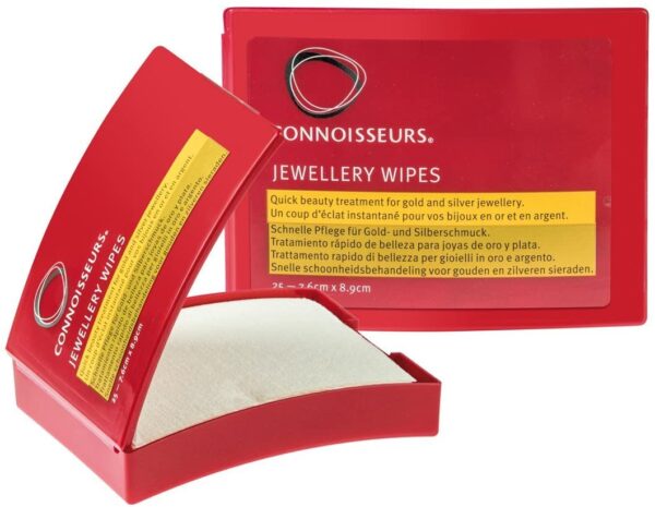 Connoisseurs Wipes сухи кърпи за бужута (злато и сребро) 25бр.