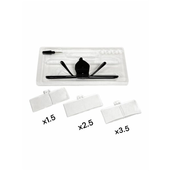 Часовникарски очила с 3 броя лещи - 1.5x, 2.5x, 3.5x - Image 3