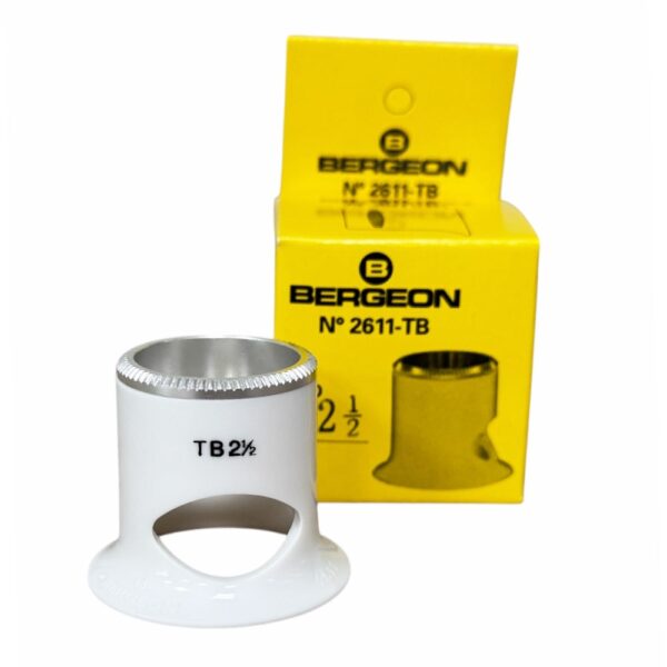 Bergeon 2611-TB-2.5 часовникарска лупа Biconvex Air x4 - Image 2