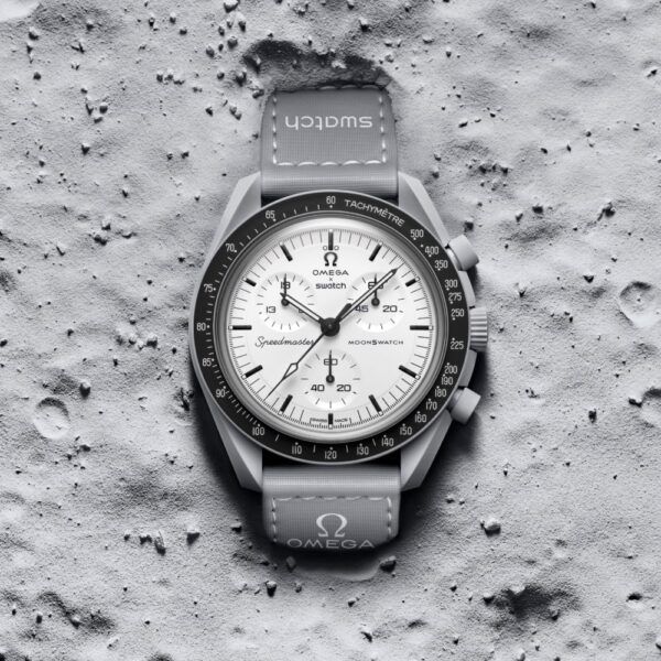 Swatch Omega 1965 Speedmaster MoonsWatch NASA часовник с хронограф, 2025 - Image 4