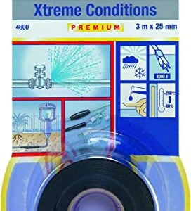 tesa 4600 Самолепяща лента за екстремни условия, 25mm x 3m - Черен