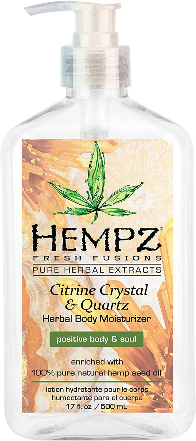 Hempz Fresh Fusions Citrine Crystal & Quartz Herbal Body Moisturizer 500ml