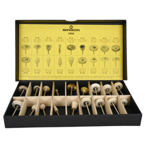Набор четки Bergeon 2686 - 18 малки четки за полиране