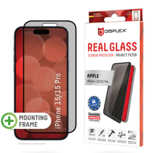 Защитен Щит за Екран за iPhone 15, iPhone 15 Pro – Displex