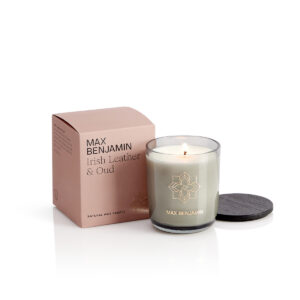 Max Benjamin Irish Leather Water candle