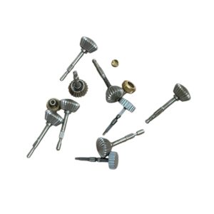 Комплект от 11 корони с накрайник за въртеливо навиване за антични часовници