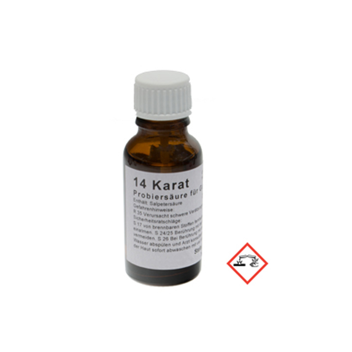 Тестова киселина за злато 14 карата Boley 20 мл