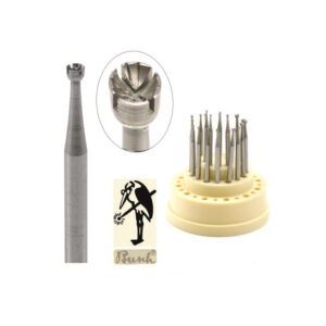 Конвексни фрези TWINCUT Busch 411, 12 броя, 0,80 – 2,00 мм