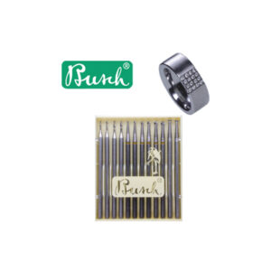 Асортимент от 12 инструмента за павé настройки Busch