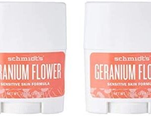 Комплект от 2 стика дезодорант с гераниум за чувствителна кожа Schmidt's