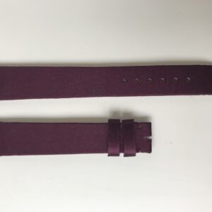 Лилава сатенена каишка за дамски часовници Girard Perregaux 16 мм