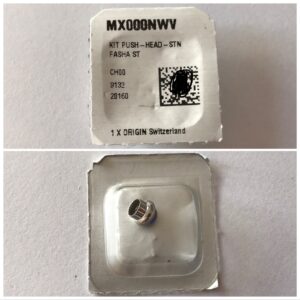 Нов бутон за хронограф Cartier Pasha 1050 с син сапфир