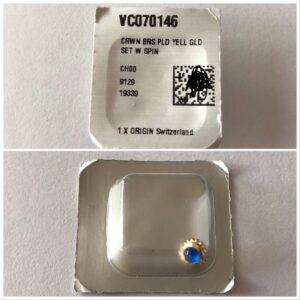 Златна корона с син сапфир за Cartier Vermeil 590002