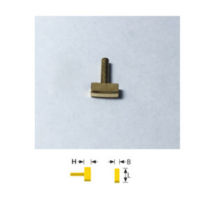 Жълт бутон за натискане за винтидж хронографи