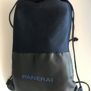 Голяма синя плажна кърпа с чанта за съхранение Panerai