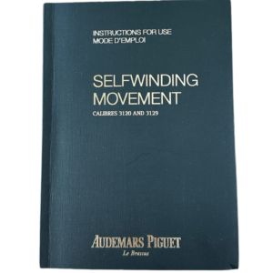 Ръководство за употреба на автоматични механизми 3120 и 3129 Audemars Piguet