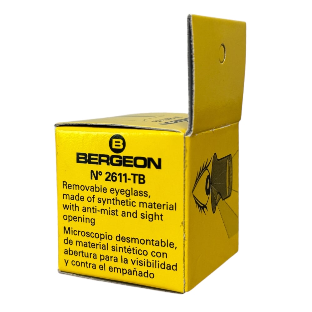 Лупа Bergeon 2611-TB-3, бяла, бинокулярна, с вентилационен отвор, увеличение 3.3x - Image 5