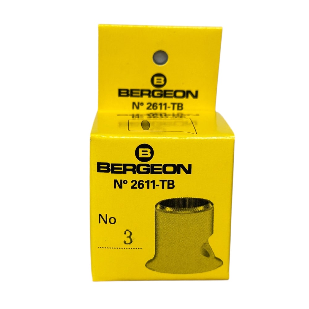 Лупа Bergeon 2611-TB-3, бяла, бинокулярна, с вентилационен отвор, увеличение 3.3x - Image 3